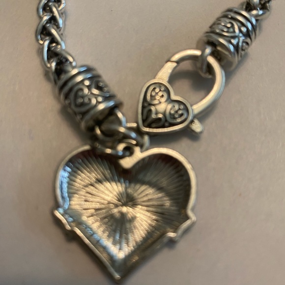 Chunky Silver Braided  BLESSED Charm Bracelet - Picture 7 of 7